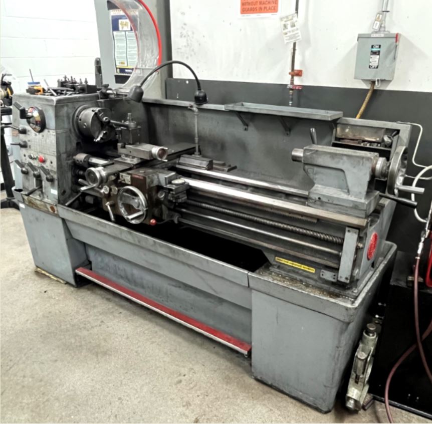 15in x 50in Clausing-Colchester Gap Bed Engine Lathe