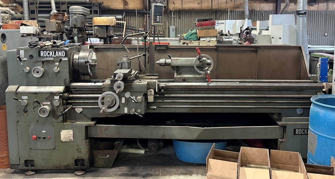 Rockland 19" x 80" Gap Bed Engine Lathe
